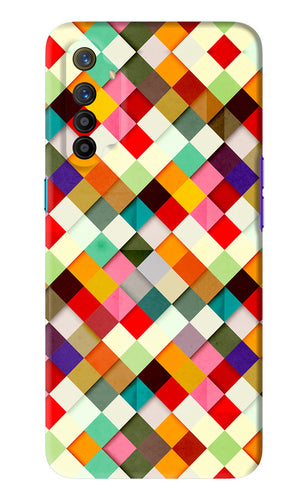 Geometric Abstract Colorful Realme X2 Back Skin Wrap