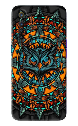 Angry Owl Art Realme X2 Back Skin Wrap