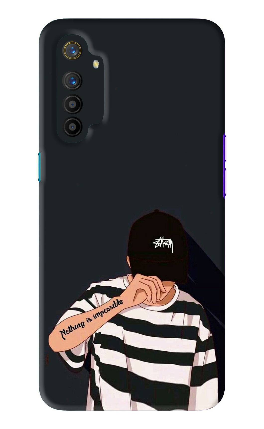 Aesthetic Boy Realme X2 Back Skin Wrap