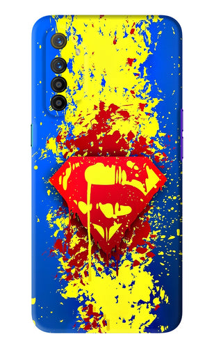 Superman logo Realme X2 Back Skin Wrap
