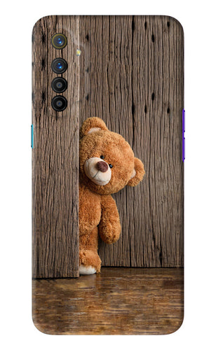 Teddy Wooden Realme X2 Back Skin Wrap