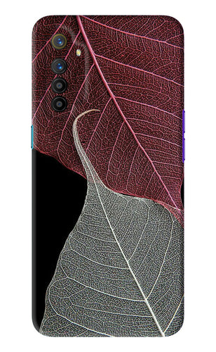 Leaf Pattern Realme X2 Back Skin Wrap