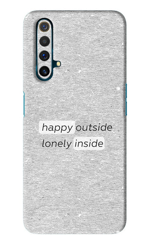 Happy Outside Lonely Inside Realme X3 Back Skin Wrap