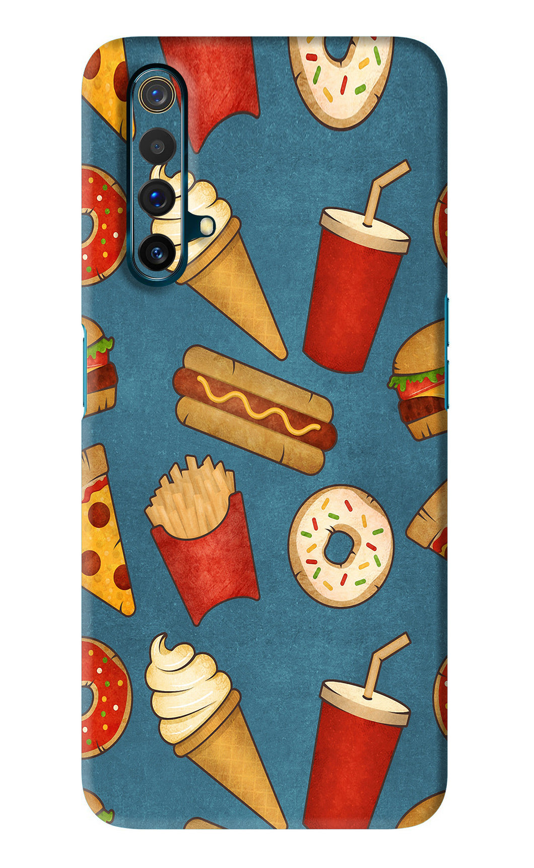 Foodie Realme X3 Back Skin Wrap