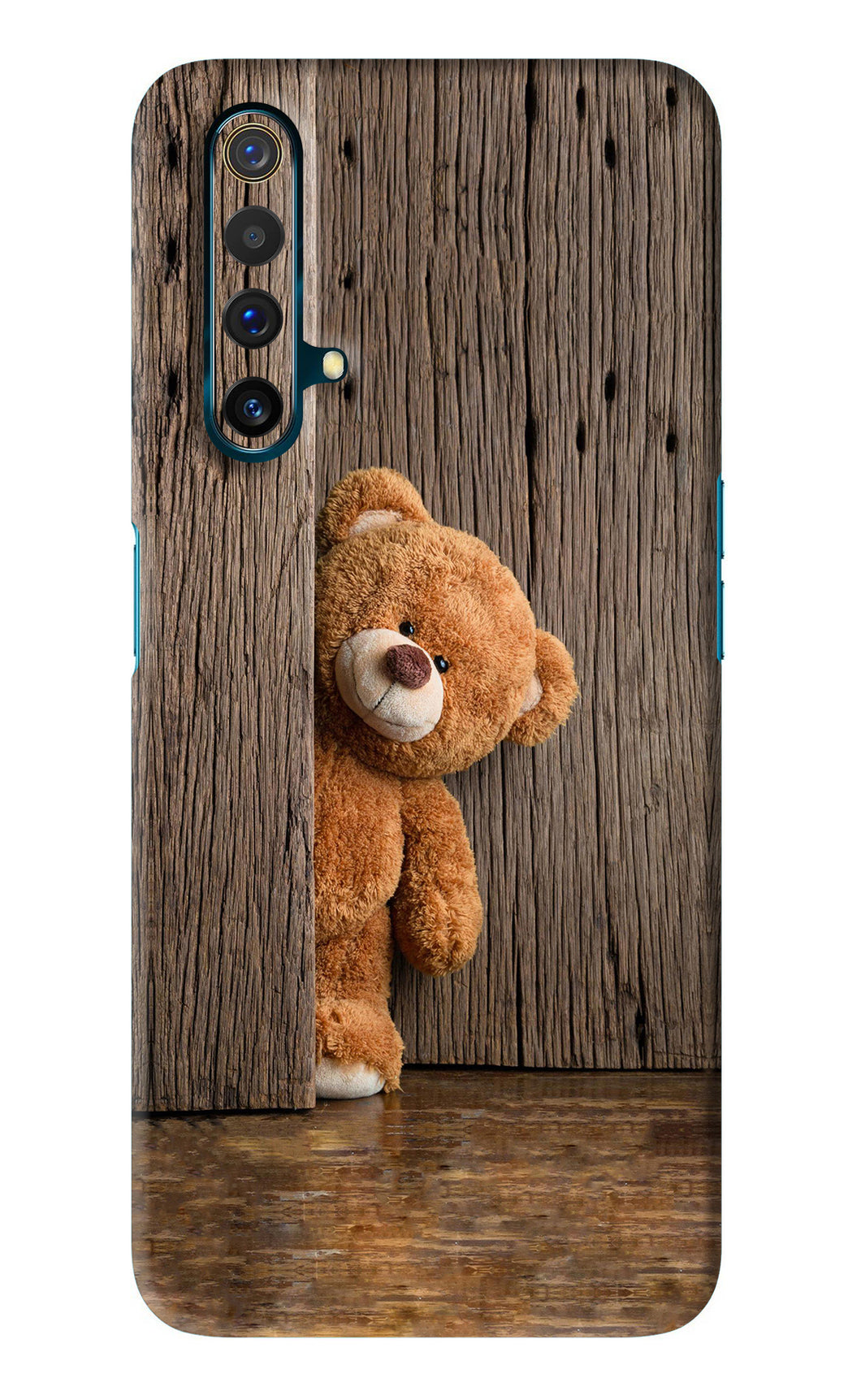 Teddy Wooden Realme X3 Back Skin Wrap