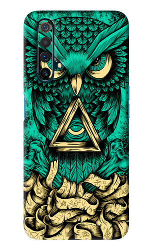 Green Owl Realme X3 Back Skin Wrap
