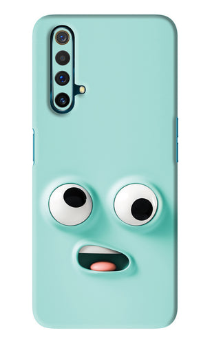 Silly Face Cartoon Realme X3 Back Skin Wrap