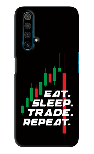 Eat Sleep Trade Repeat Realme X3 Back Skin Wrap