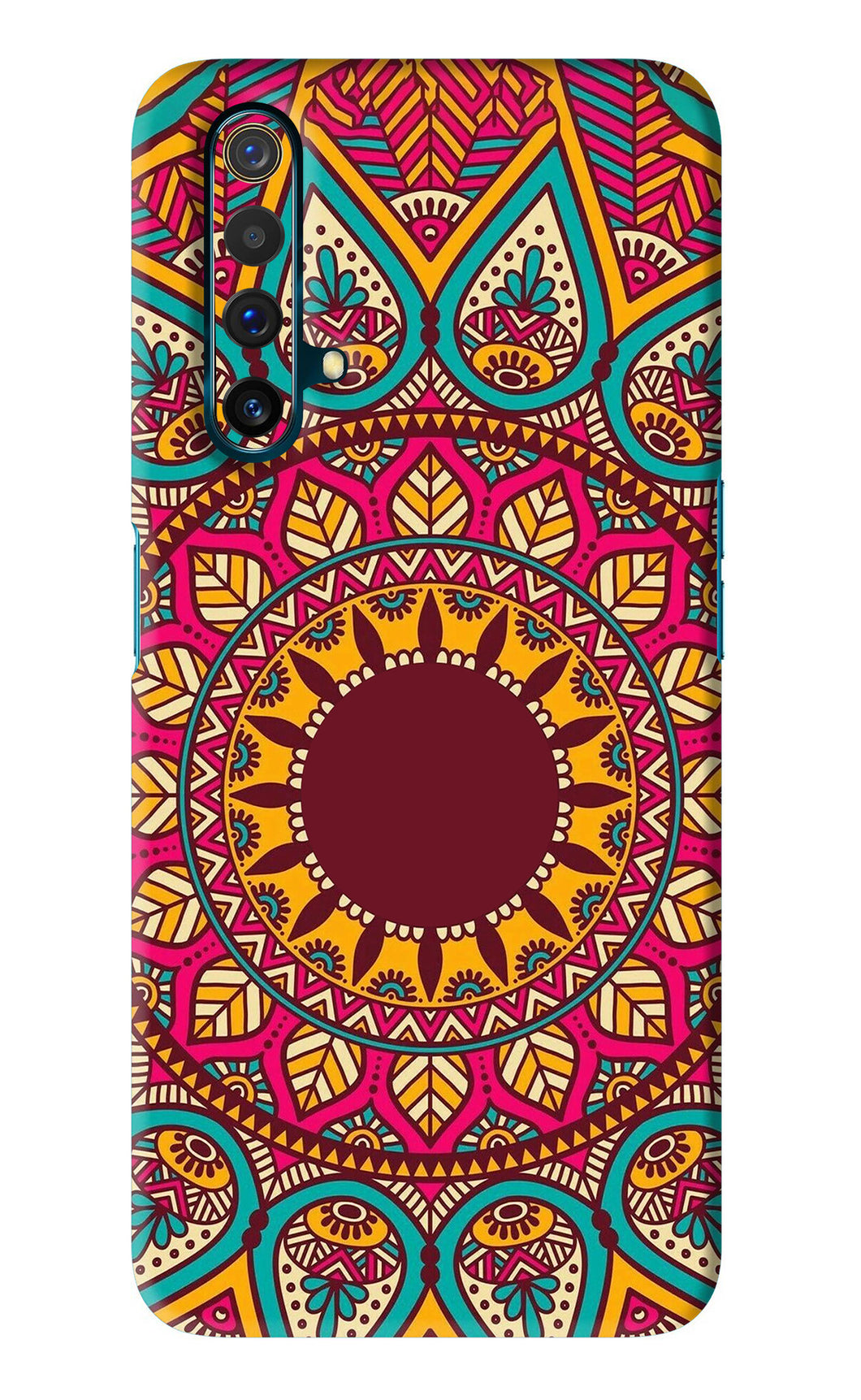 Mandala Pattern 1 Realme X3 Back Skin Wrap