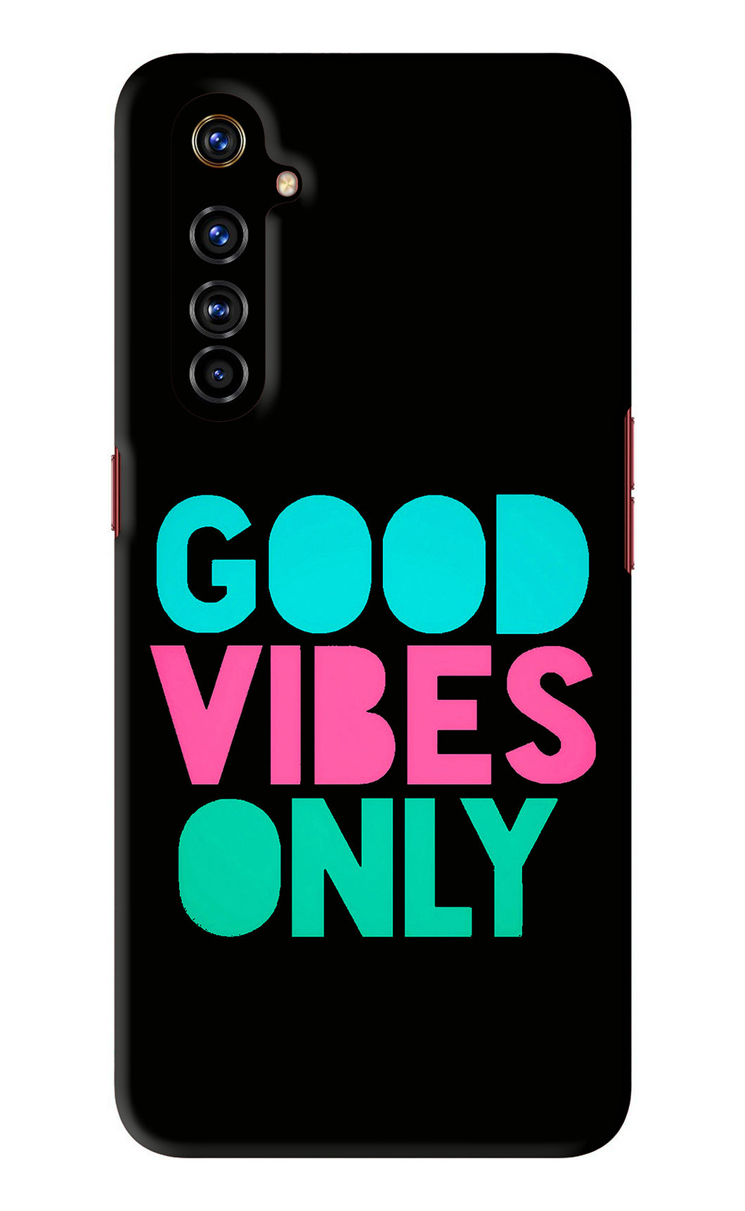 Quote Good Vibes Only Realme X50 Pro Back Skin Wrap