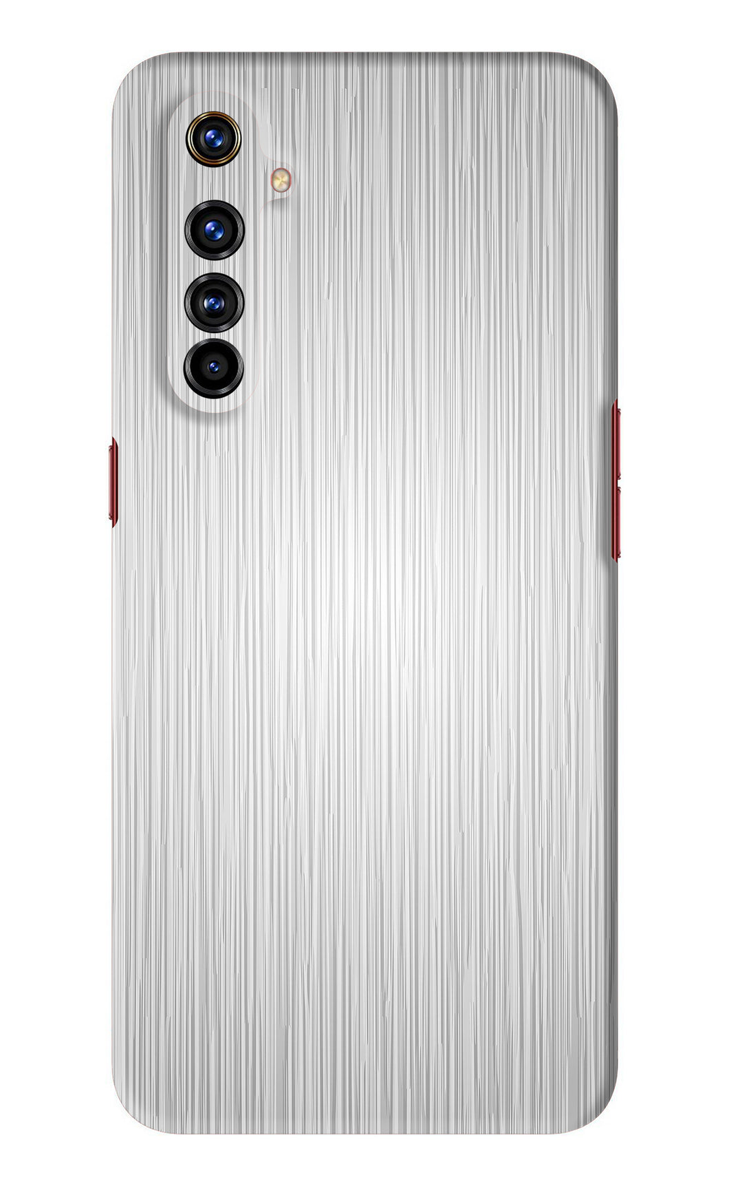 Wooden Grey Texture Realme X50 Pro Back Skin Wrap