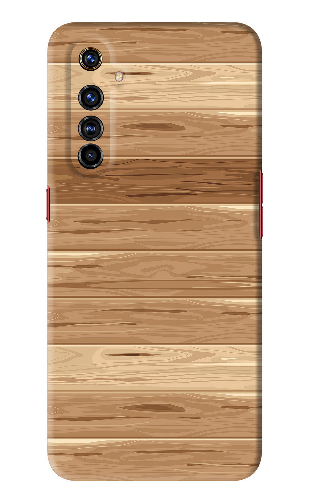 Wooden Vector Realme X50 Pro Back Skin Wrap