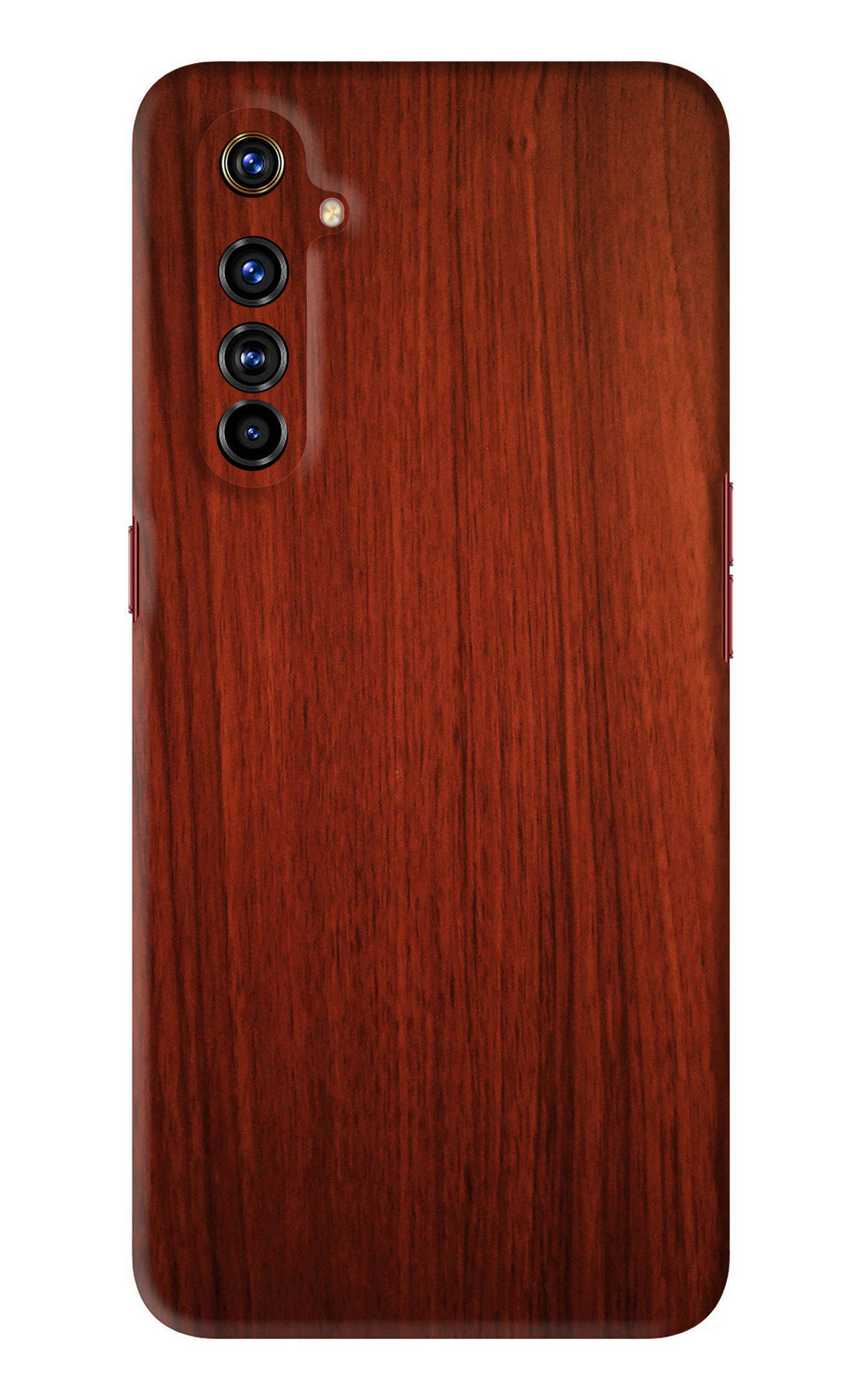 Wooden Plain Pattern Realme X50 Pro Back Skin Wrap