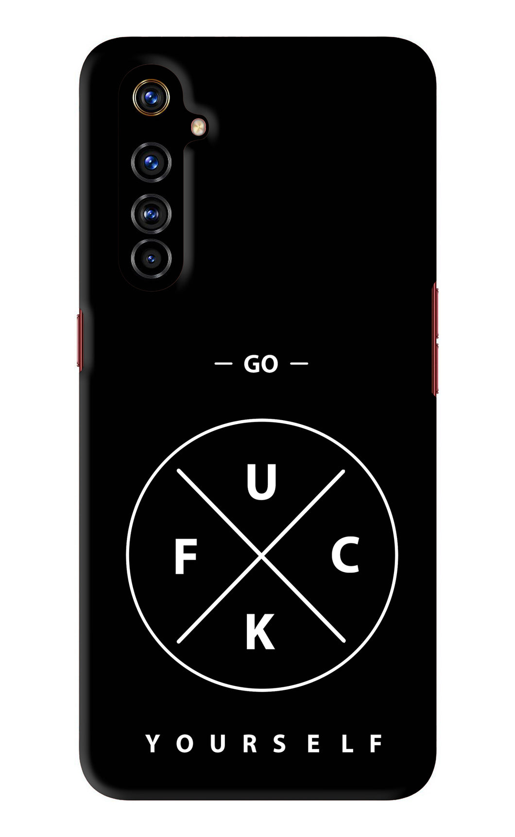 Go Fuck Yourself Realme X50 Pro Back Skin Wrap