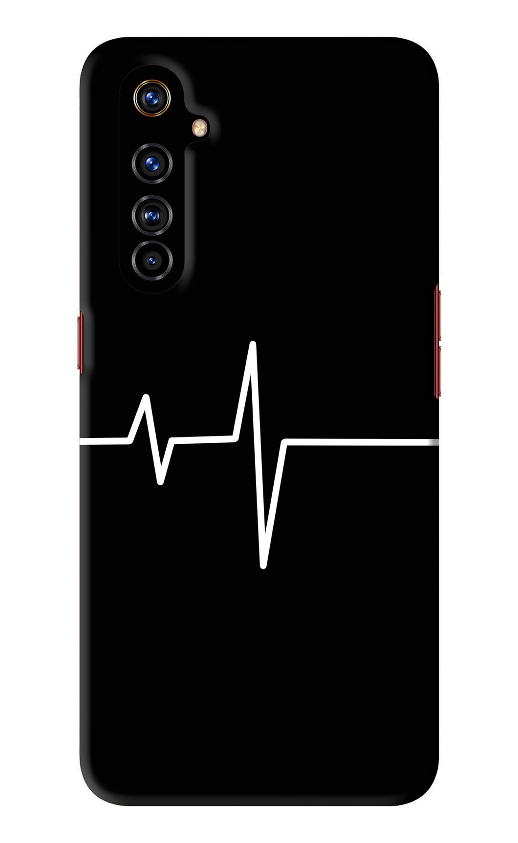 Heart Beats Realme X50 Pro Back Skin Wrap