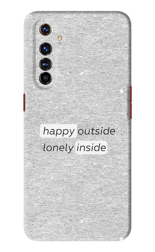 Happy Outside Lonely Inside Realme X50 Pro Back Skin Wrap
