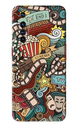 Cinema Abstract Realme X50 Pro Back Skin Wrap