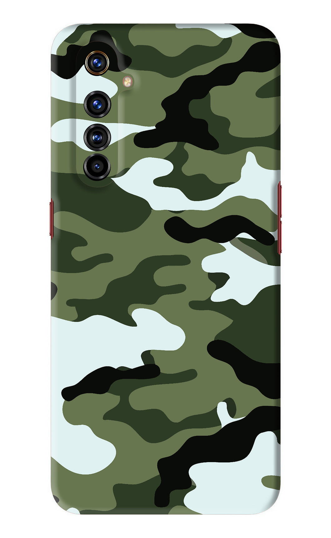 Camouflage 1 Realme X50 Pro Back Skin Wrap