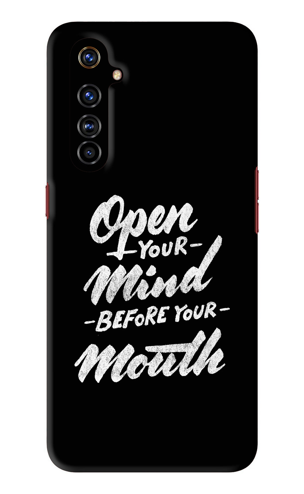 Open Your Mind Before Your Mouth Realme X50 Pro Back Skin Wrap