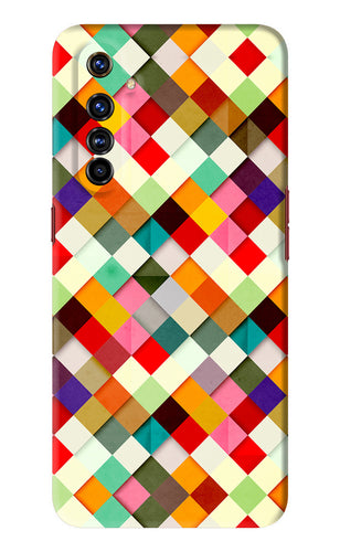 Geometric Abstract Colorful Realme X50 Pro Back Skin Wrap