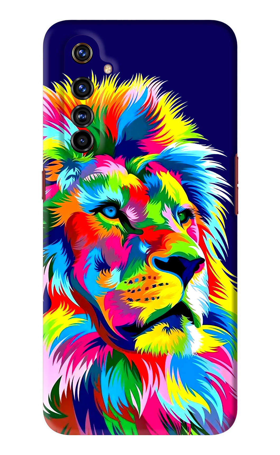 Vector Art Lion Realme X50 Pro Back Skin Wrap