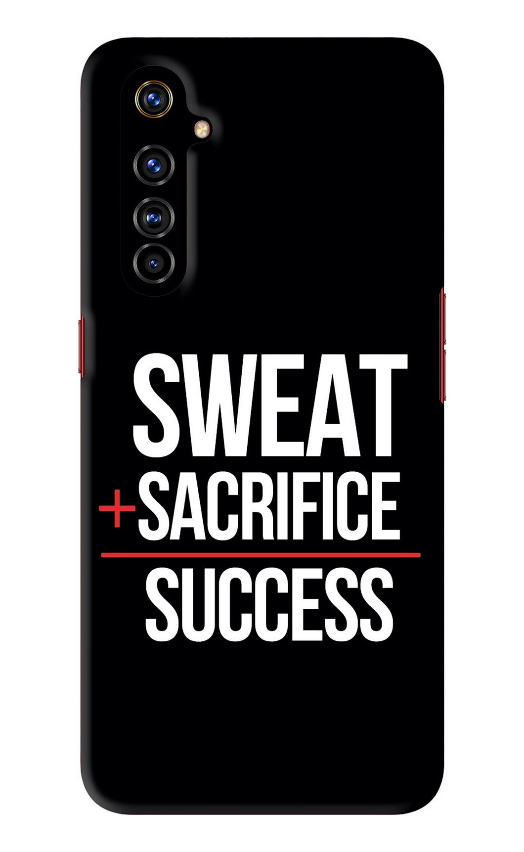 Sweat Sacrifice Success Realme X50 Pro Back Skin Wrap