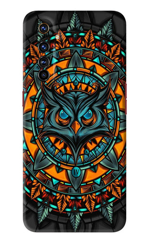 Angry Owl Art Realme X50 Pro Back Skin Wrap