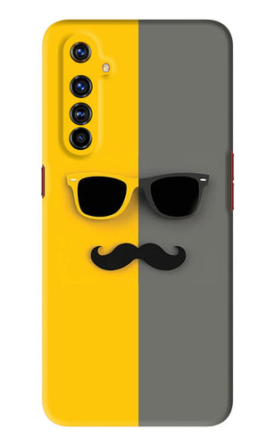 Sunglasses with Mustache Realme X50 Pro Back Skin Wrap