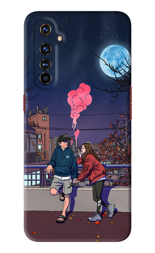 Chilling Couple Realme X50 Pro Back Skin Wrap
