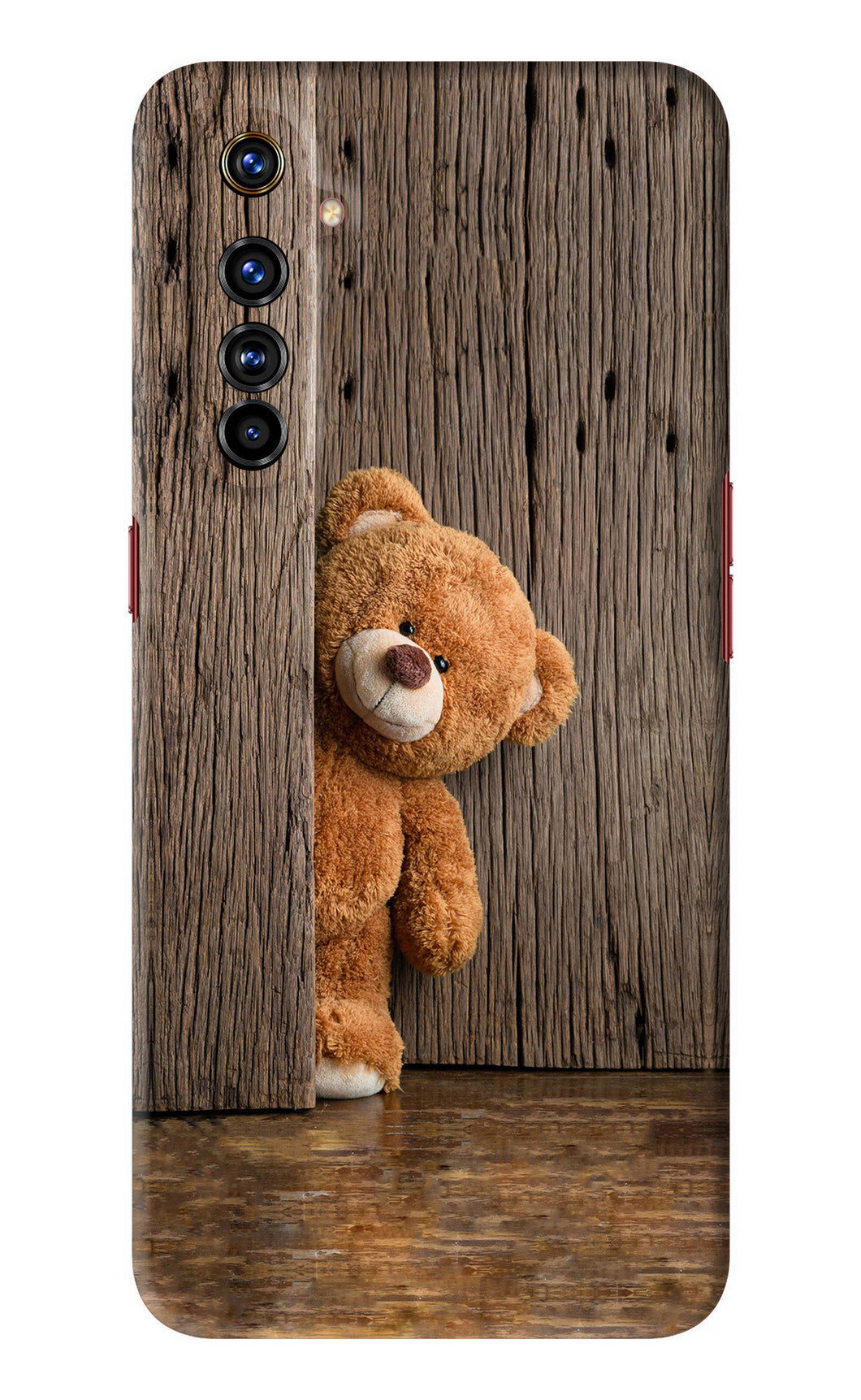 Teddy Wooden Realme X50 Pro Back Skin Wrap