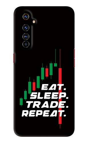 Eat Sleep Trade Repeat Realme X50 Pro Back Skin Wrap