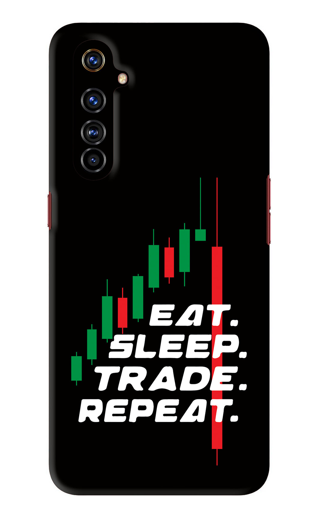 Eat Sleep Trade Repeat Realme X50 Pro Back Skin Wrap