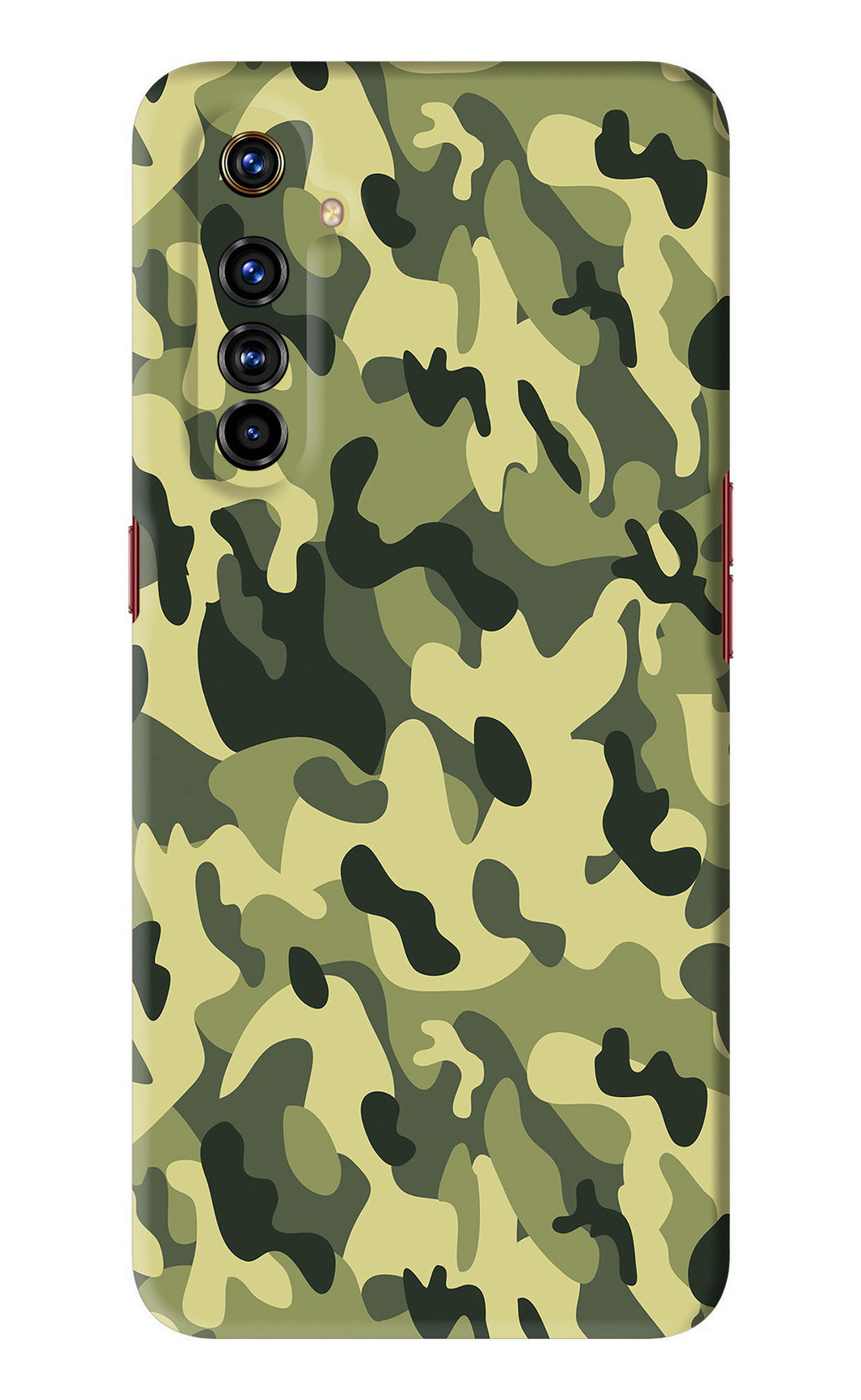 Camouflage Realme X50 Pro Back Skin Wrap