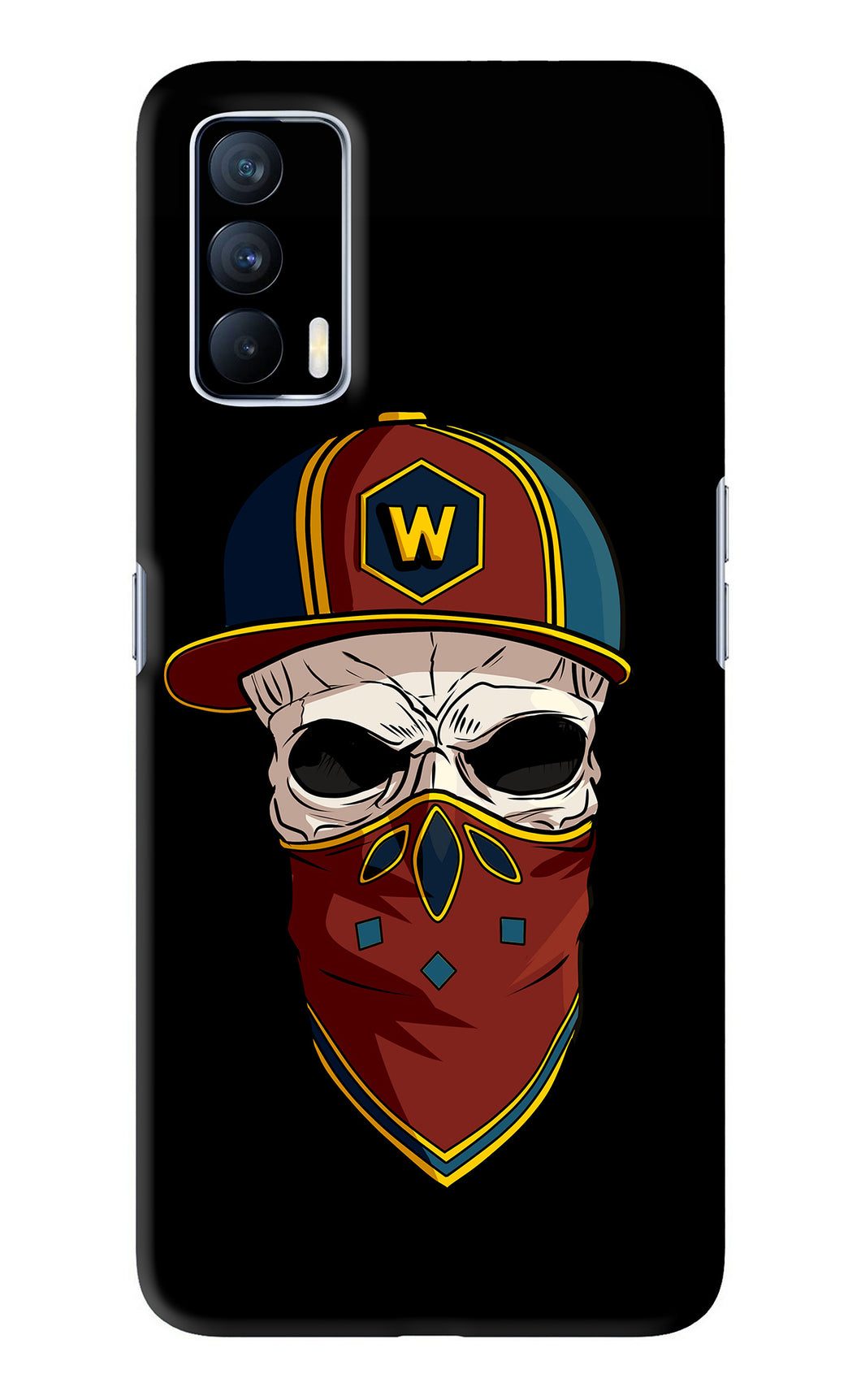 Skull Realme X7 Back Skin Wrap