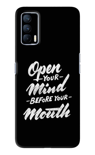 Open Your Mind Before Your Mouth Realme X7 Back Skin Wrap