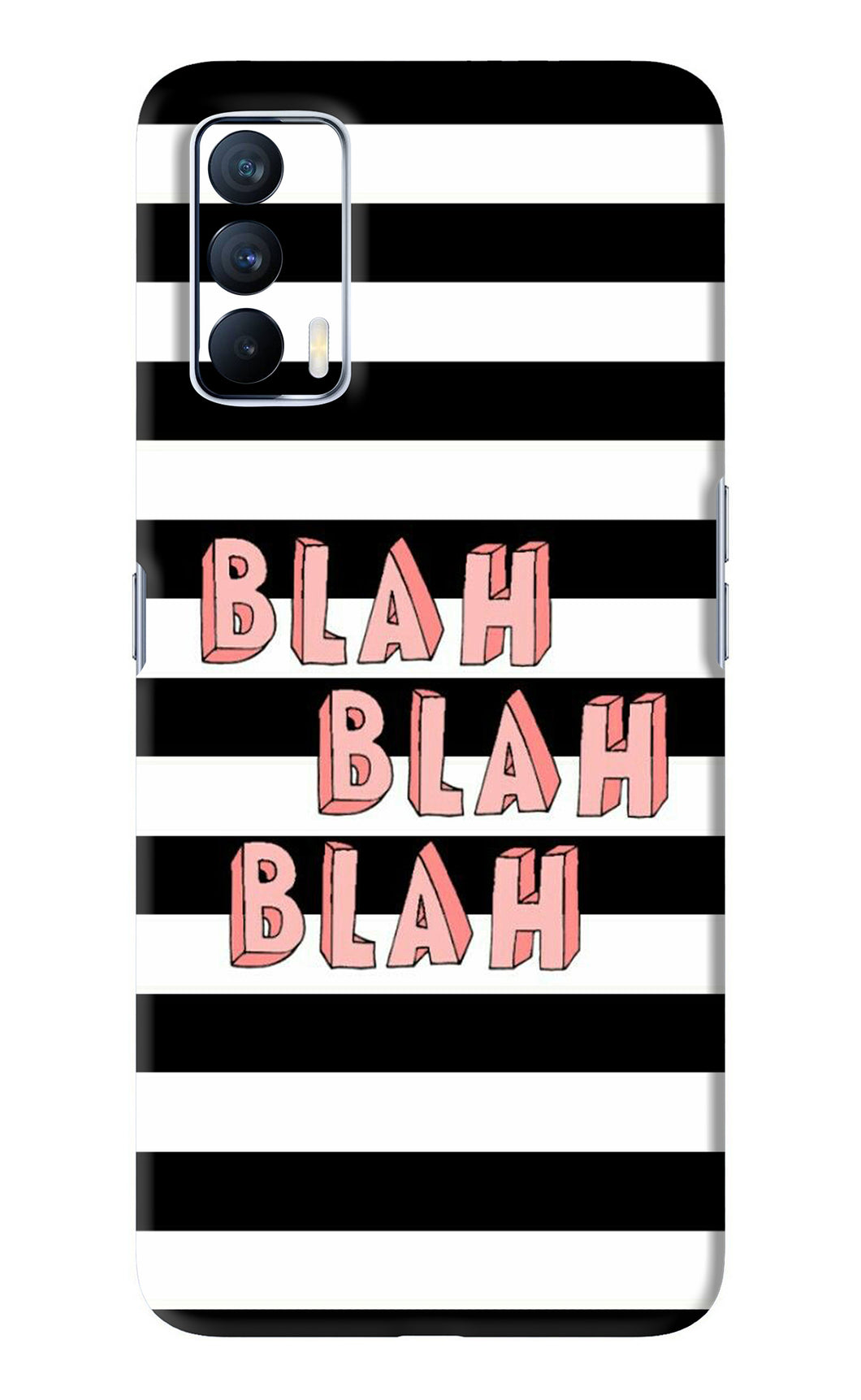 Blah Blah Blah Realme X7 Back Skin Wrap