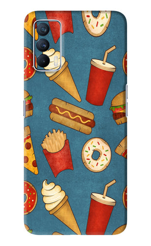 Foodie Realme X7 Back Skin Wrap