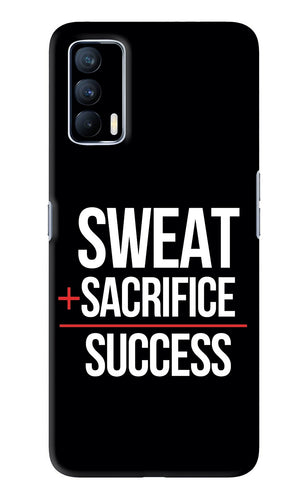 Sweat Sacrifice Success Realme X7 Back Skin Wrap