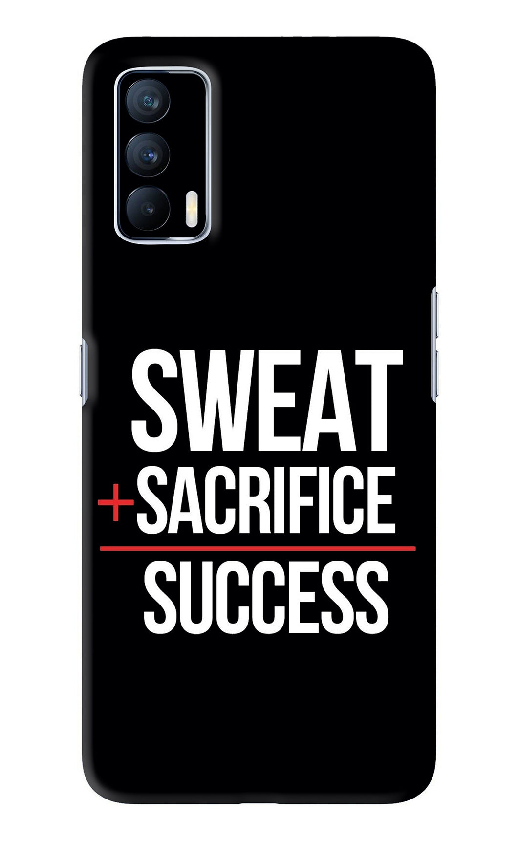Sweat Sacrifice Success Realme X7 Back Skin Wrap