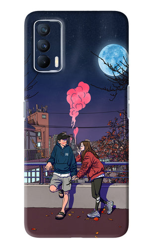 Chilling Couple Realme X7 Back Skin Wrap