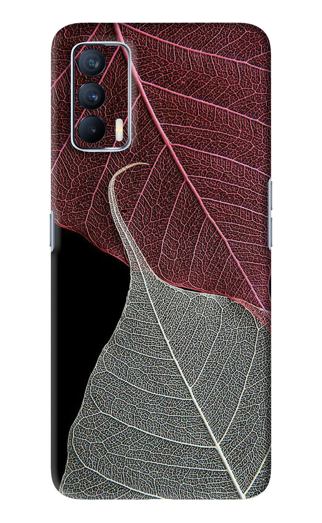 Leaf Pattern Realme X7 Back Skin Wrap