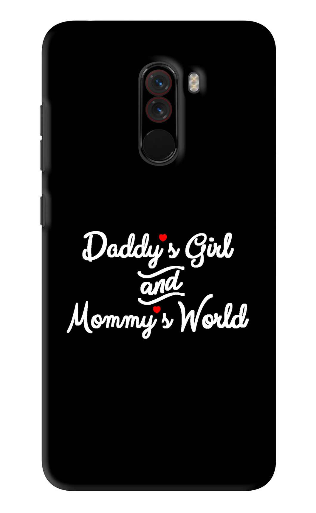 Daddy's Girl and Mommy's World Poco F1 Back Skin Wrap