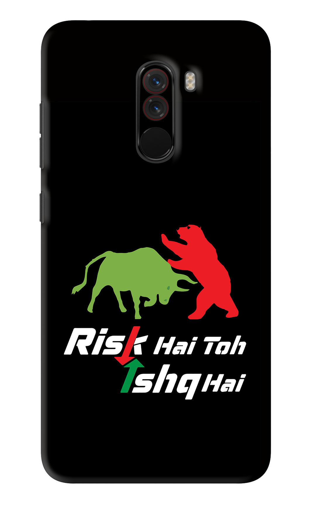 Risk Hai Toh Ishq Hai Poco F1 Back Skin Wrap
