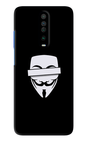 Anonymous Face Poco X2 Back Skin Wrap