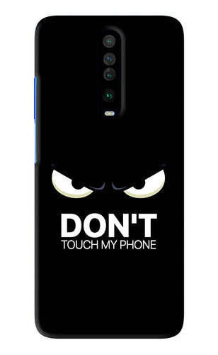 Don'T Touch My Phone Poco X2 Back Skin Wrap