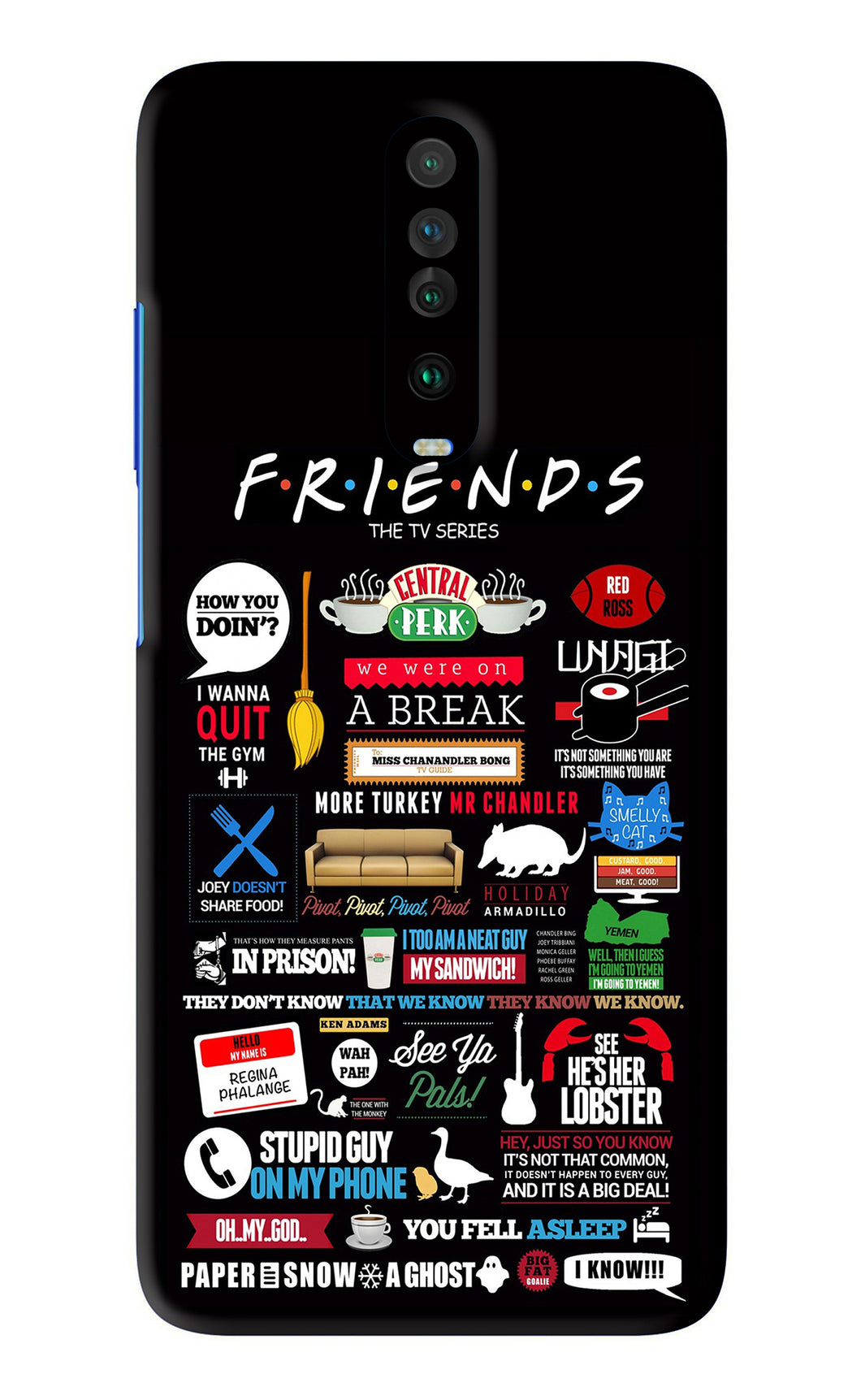 FRIENDS Poco X2 Back Skin Wrap