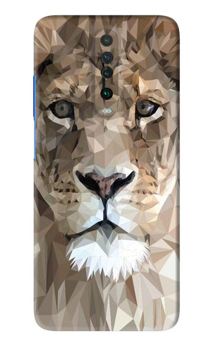 Lion Art Poco X2 Back Skin Wrap