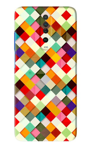 Geometric Abstract Colorful Poco X2 Back Skin Wrap