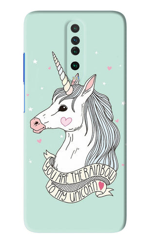 Unicorn Wallpaper Poco X2 Back Skin Wrap