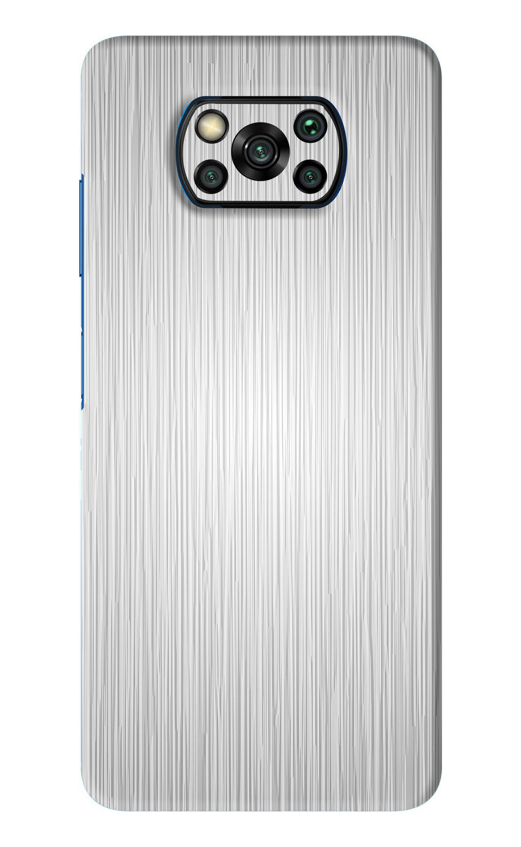 Wooden Grey Texture Poco X3 Back Skin Wrap